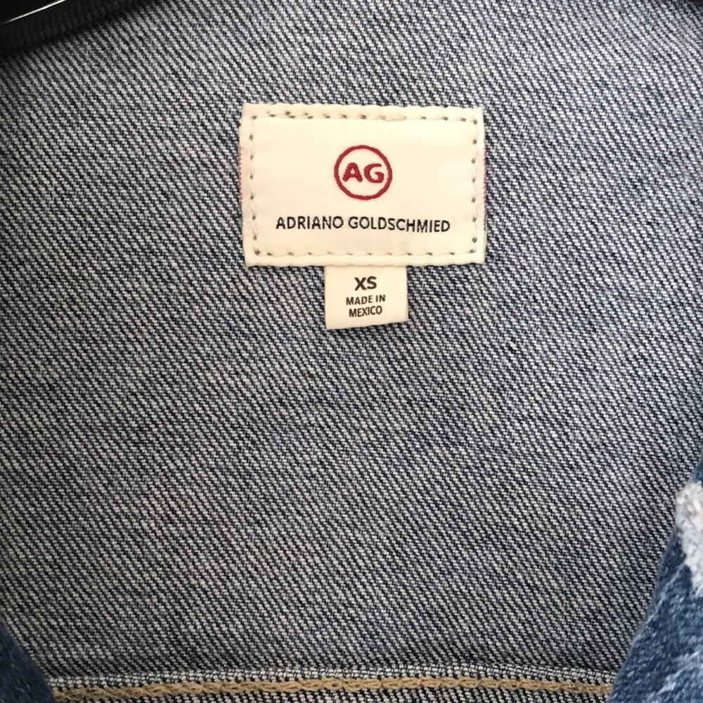 AG Distressed Denim Jacket - Size XS - Picture 2 of 11